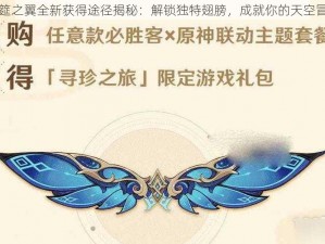 原神星筵之翼全新获得途径揭秘：解锁独特翅膀，成就你的天空冒险之旅