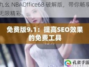 九幺 NBAOffice68 破解版，带你畅享无限精彩