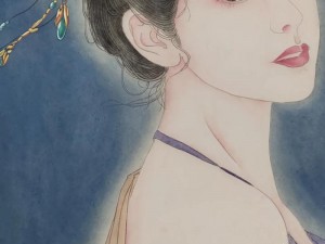 国画美人美体200画下工笔画图片-国画美人美体 200 画下的精美工笔画图片