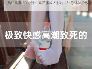 东北熟妇高潮 30 分钟：高品质成人影片，让你体验极致快感