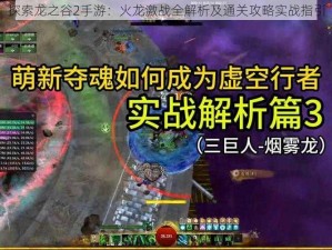 探索龙之谷2手游：火龙激战全解析及通关攻略实战指引