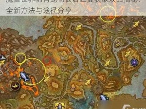 魔兽世界稀有宠物板岩之翼获取攻略揭秘：全新方法与途径分享