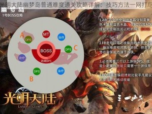 光明大陆幽梦岛普通难度通关攻略详解：技巧方法一网打尽