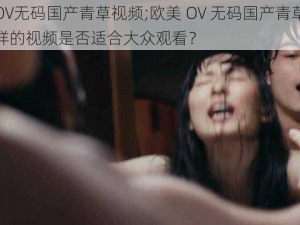 欧美OV无码国产青草视频;欧美 OV 无码国产青草视频，这样的视频是否适合大众观看？