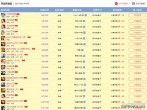 绿色征途手游2022开服时间表大全：最新更新汇总与玩家指南