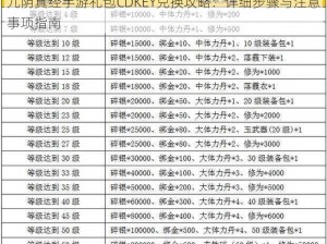 九阴真经手游礼包CDKEY兑换攻略：详细步骤与注意事项指南