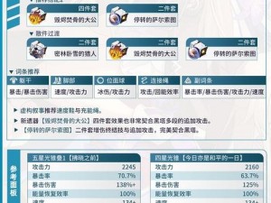 《崩坏星穹铁道：银枝姬子黑塔养成攻略一图流，强力角色培养秘籍》