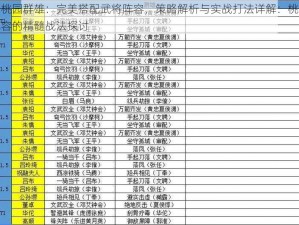 代号桃园群雄：完美搭配武将阵容，策略解析与实战打法详解：桃园群雄阵容的精髓战法探讨
