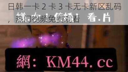 日韩一卡 2 卡 3 卡无卡新区乱码，热门视频免费观看