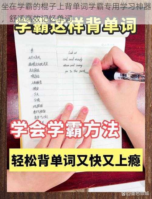 坐在学霸的棍子上背单词学霸专用学习神器，舒适高效记忆单词