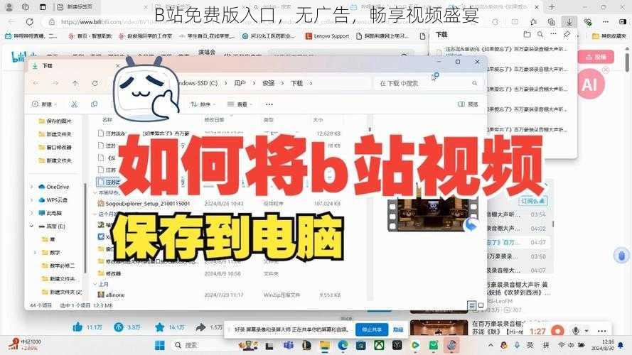 B站免费版入口，无广告，畅享视频盛宴
