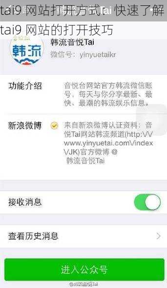 tai9 网站打开方式：快速了解 tai9 网站的打开技巧