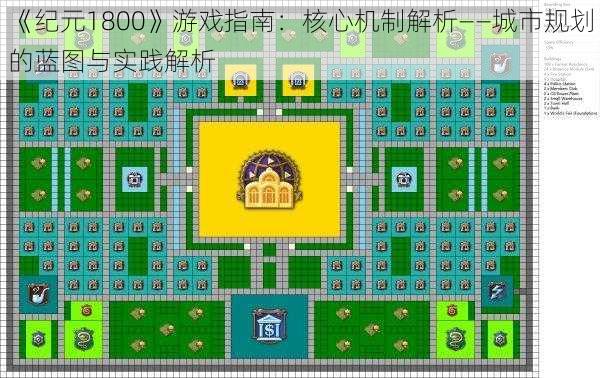 《纪元1800》游戏指南：核心机制解析——城市规划的蓝图与实践解析