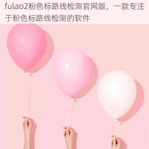 fulao2粉色标路线检测官网版，一款专注于粉色标路线检测的软件