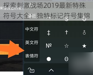 探索刺激战场2019最新特殊符号大全：独特标记符号集锦