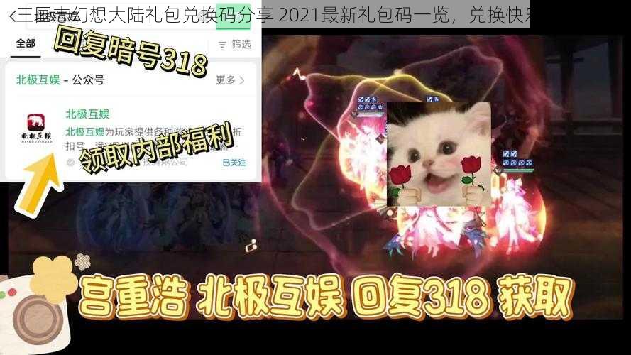 三国志幻想大陆礼包兑换码分享 2021最新礼包码一览，兑换快乐游戏之旅