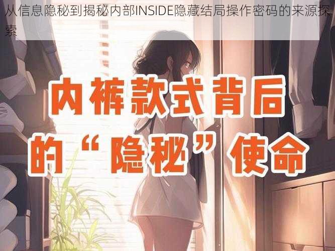 从信息隐秘到揭秘内部INSIDE隐藏结局操作密码的来源探索