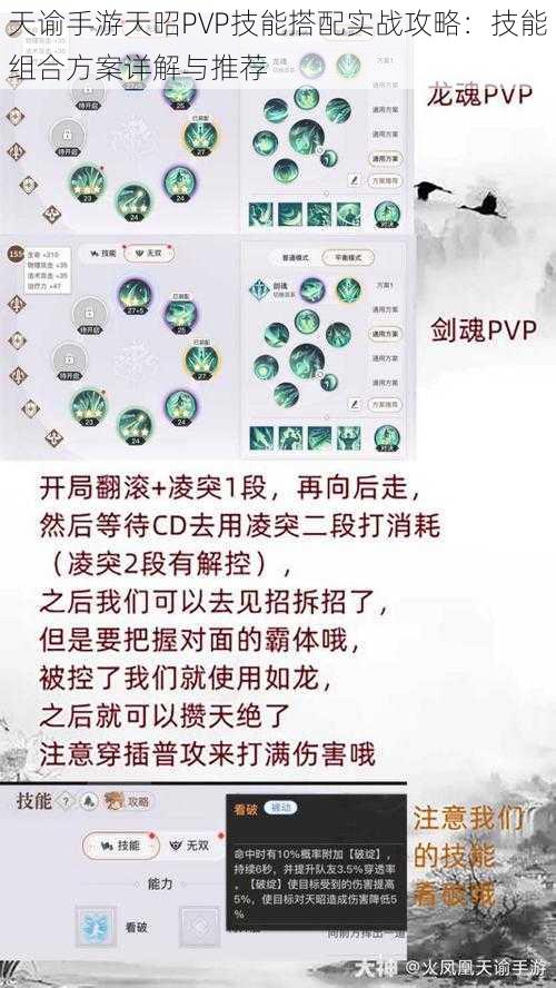 天谕手游天昭PVP技能搭配实战攻略：技能组合方案详解与推荐