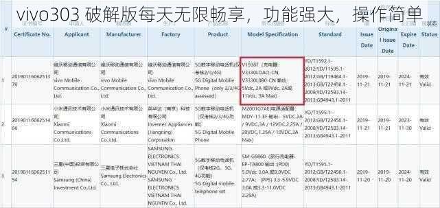 vivo303 破解版每天无限畅享，功能强大，操作简单