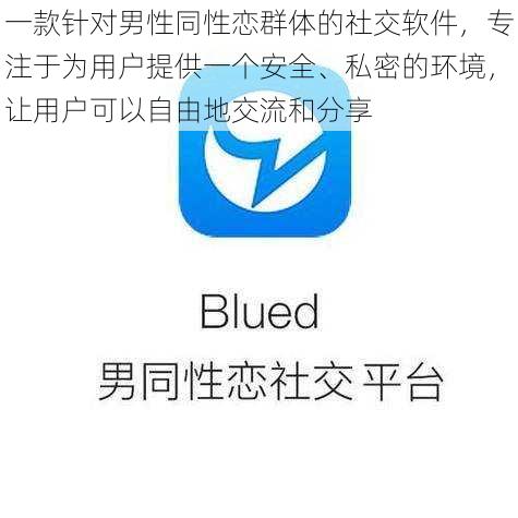 一款针对男性同性恋群体的社交软件，专注于为用户提供一个安全、私密的环境，让用户可以自由地交流和分享