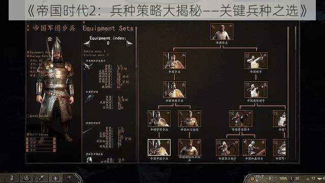 《帝国时代2：兵种策略大揭秘——关键兵种之选》