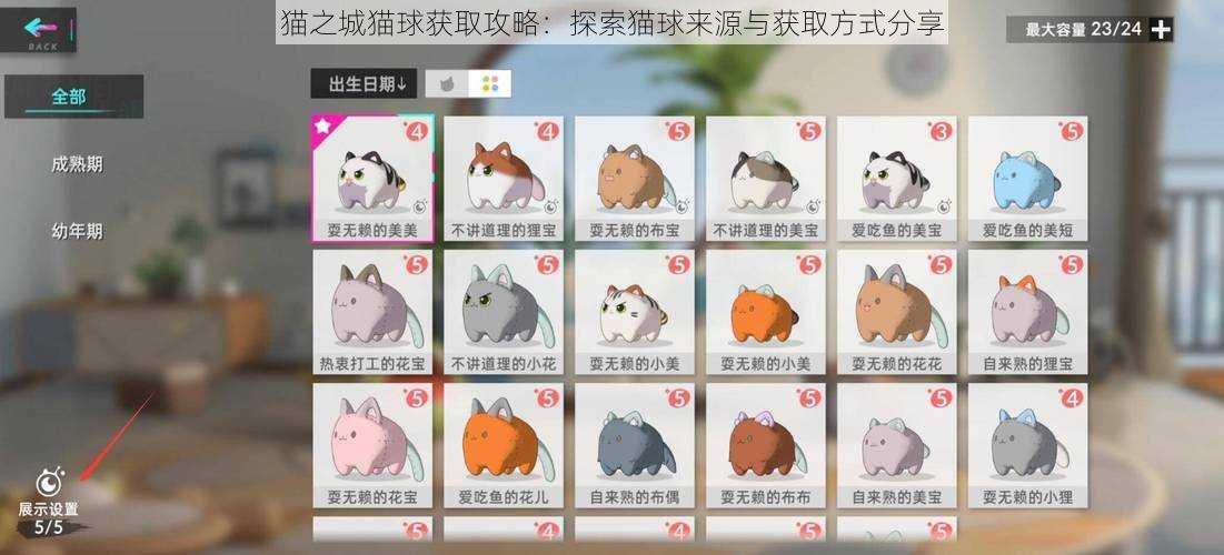 猫之城猫球获取攻略：探索猫球来源与获取方式分享