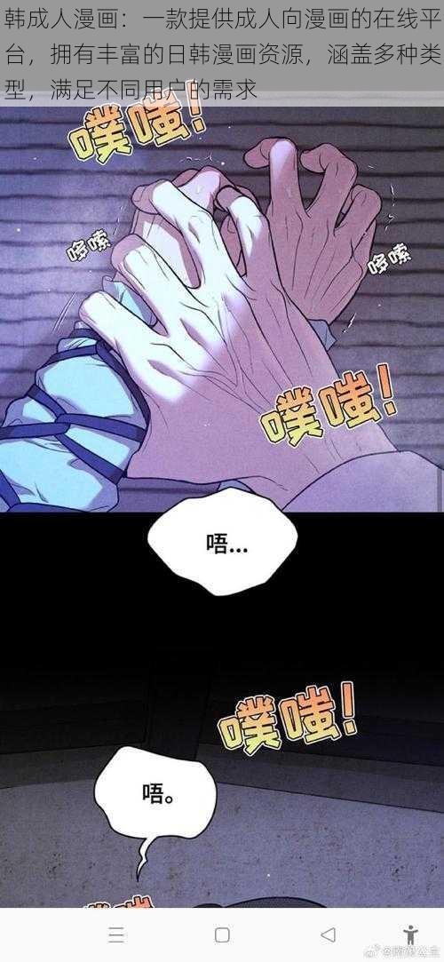 韩成人漫画：一款提供成人向漫画的在线平台，拥有丰富的日韩漫画资源，涵盖多种类型，满足不同用户的需求