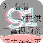 91 噜噜：一款提供丰富视频资源的在线平台