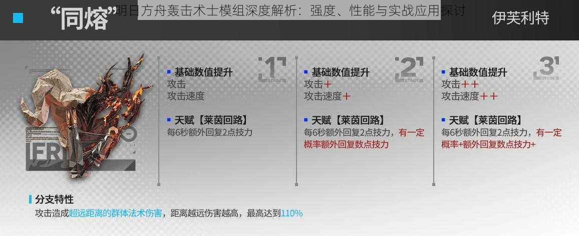 明日方舟轰击术士模组深度解析：强度、性能与实战应用探讨