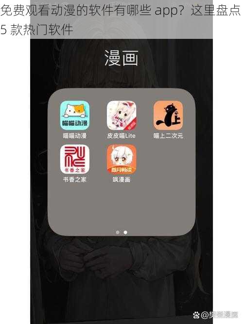 免费观看动漫的软件有哪些 app？这里盘点 5 款热门软件