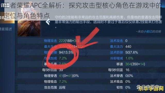 王者荣耀APC全解析：探究攻击型核心角色在游戏中的定位与角色特点