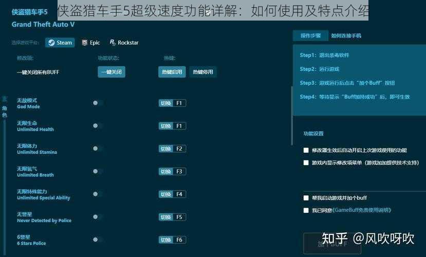 侠盗猎车手5超级速度功能详解：如何使用及特点介绍