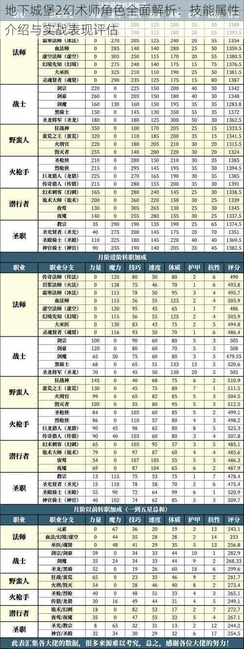 地下城堡2幻术师角色全面解析：技能属性介绍与实战表现评估