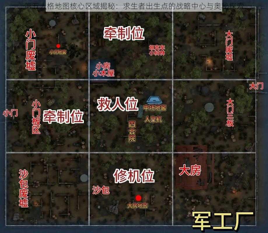 第五人格地图核心区域揭秘：求生者出生点的战略中心与奥秘探索