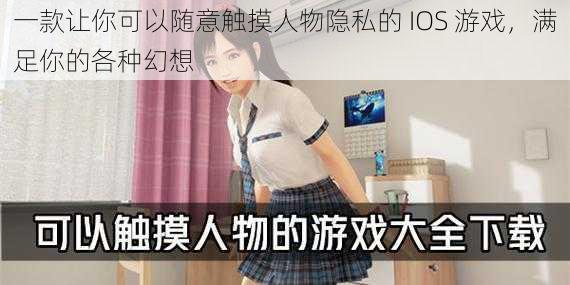 一款让你可以随意触摸人物隐私的 IOS 游戏，满足你的各种幻想