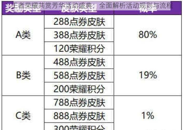 王者荣耀共赏芳华活动盛典：全面解析活动规则与流程