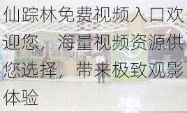 仙踪林免费视频入口欢迎您，海量视频资源供您选择，带来极致观影体验