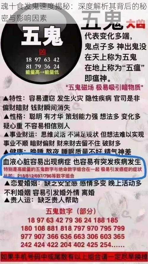 魂十食发鬼速度揭秘：深度解析其背后的秘密与影响因素