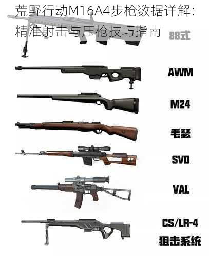 荒野行动M16A4步枪数据详解：精准射击与压枪技巧指南