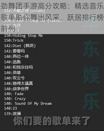 劲舞团手游高分攻略：精选音乐歌单助你舞出风采，跃居排行榜前列