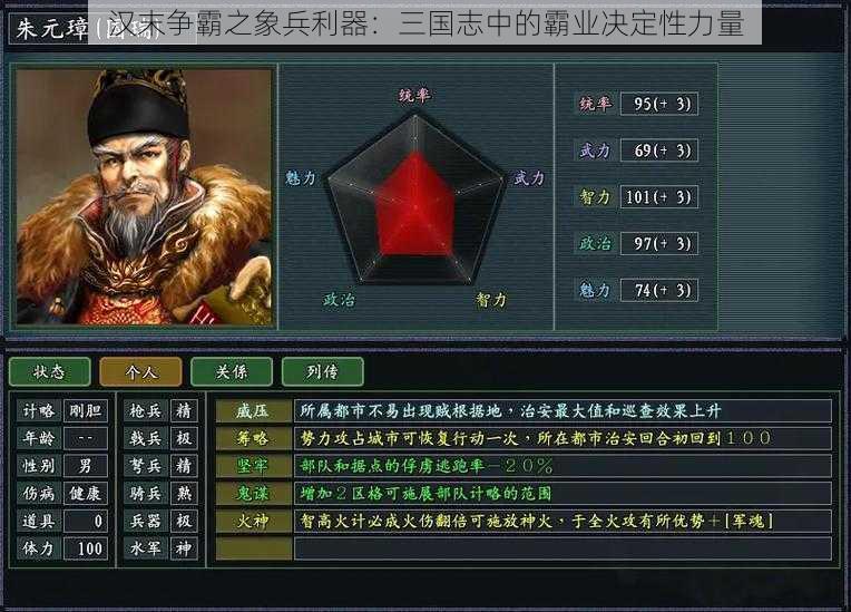 汉末争霸之象兵利器：三国志中的霸业决定性力量