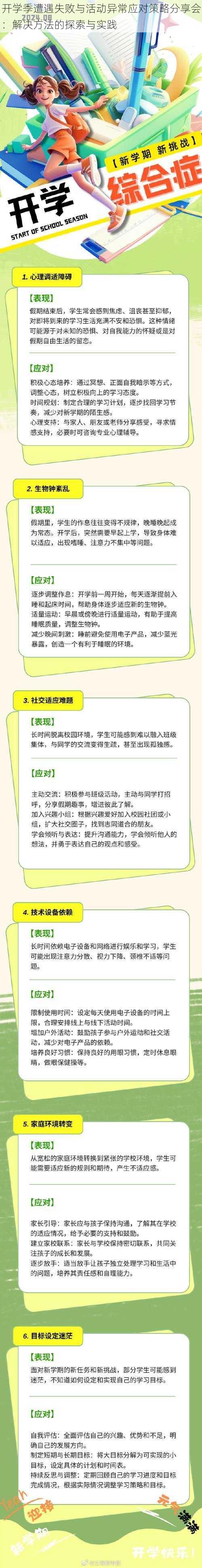 开学季遭遇失败与活动异常应对策略分享会：解决方法的探索与实践