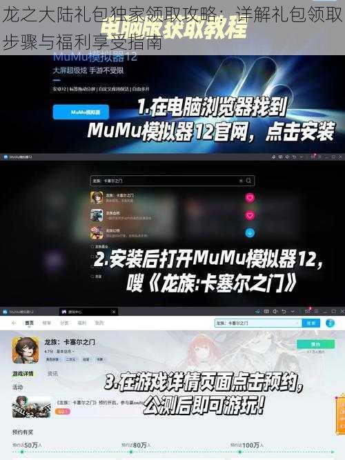 龙之大陆礼包独家领取攻略：详解礼包领取步骤与福利享受指南