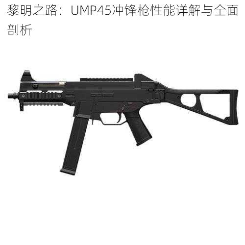 黎明之路：UMP45冲锋枪性能详解与全面剖析