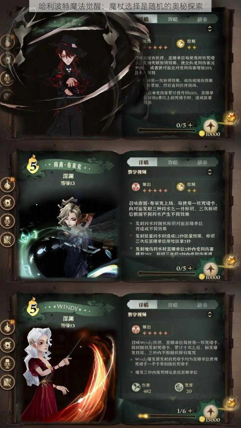 哈利波特魔法觉醒：魔杖选择是随机的奥秘探索