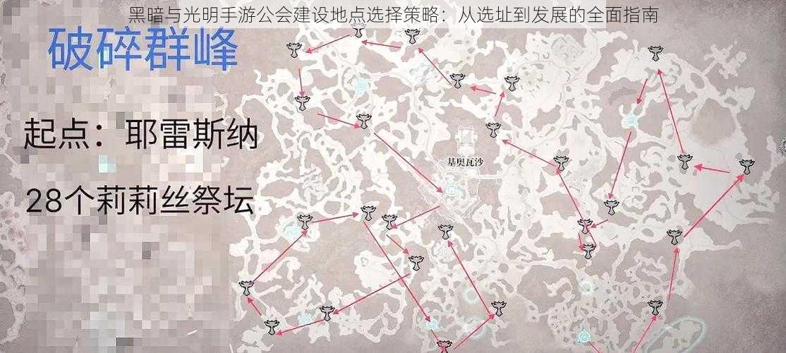 黑暗与光明手游公会建设地点选择策略：从选址到发展的全面指南