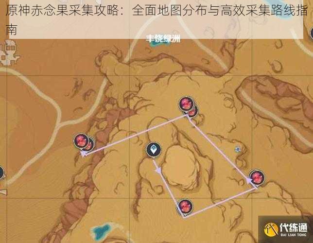 原神赤念果采集攻略：全面地图分布与高效采集路线指南